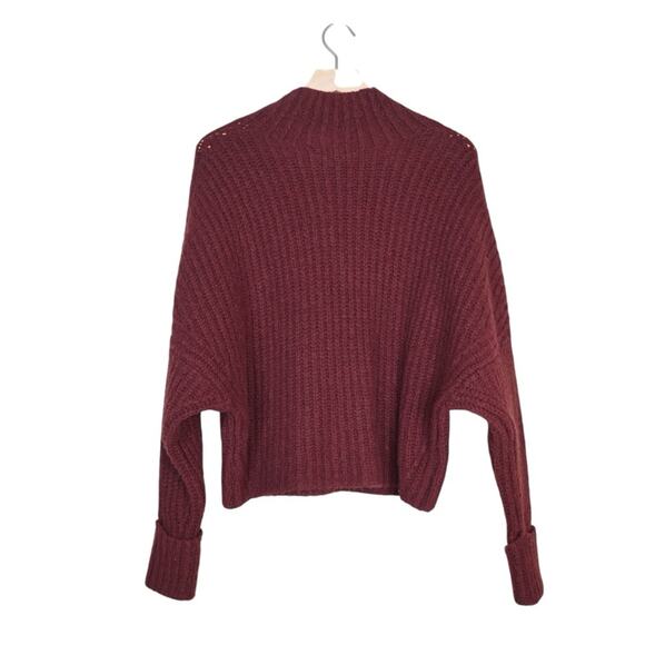 Maeve by Anthropologie Womens XSP Athena Cowl Neck Oversized Sweater - Picture 3 of 10